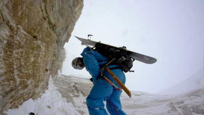 Splitboarding Cheops Shelf